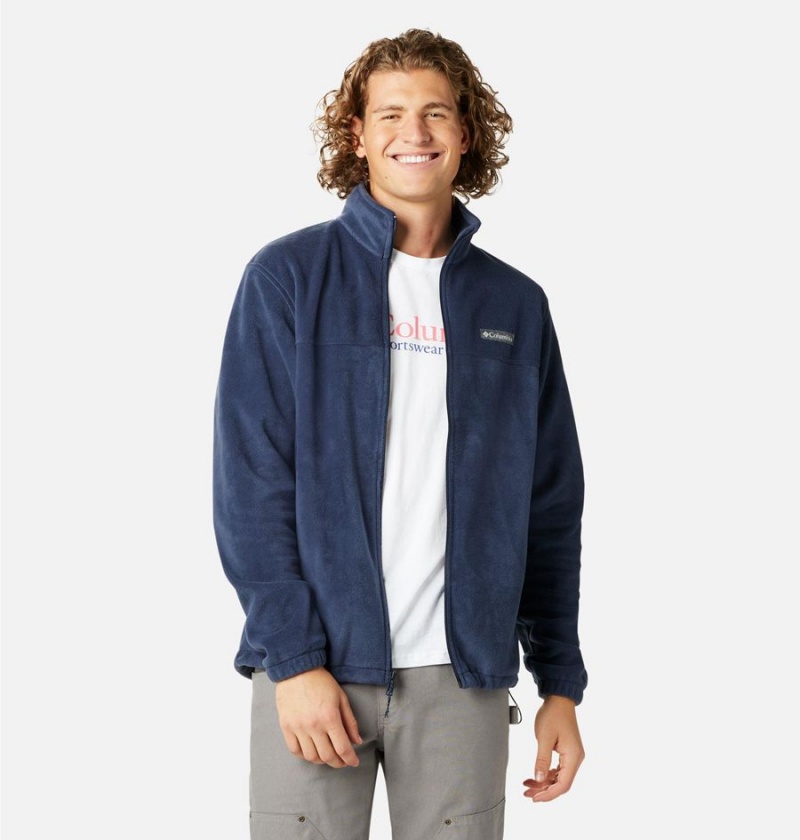 Columbia Steens Mountain 2.0 Full Zip Men\'s Fleece Jacket Navy | LDJHNF-218