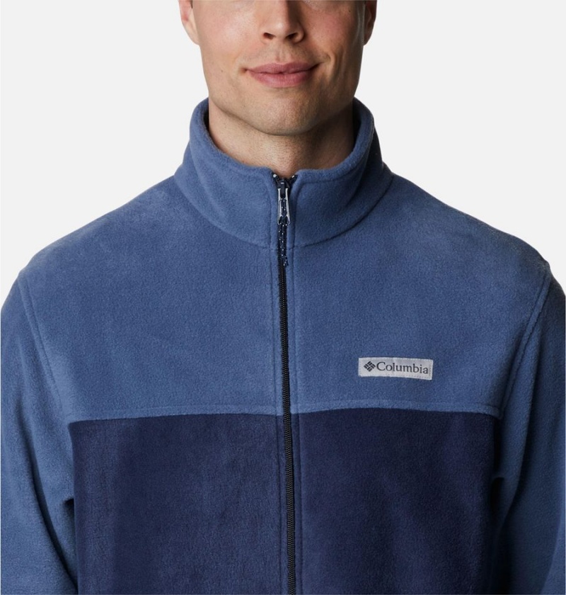 Columbia Steens Mountain 2.0 Full Zip Men's Fleece Jacket Blue | FVIYQP-902