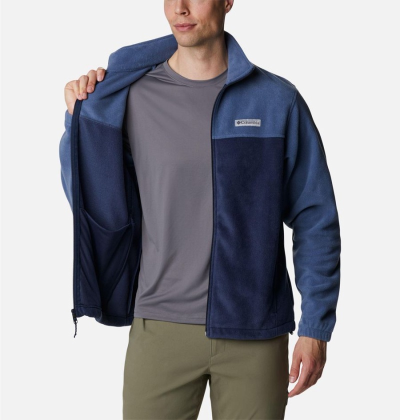 Columbia Steens Mountain 2.0 Full Zip Men's Fleece Jacket Blue | FVIYQP-902