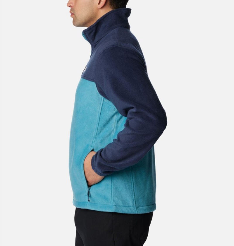 Columbia Steens Mountain 2.0 Full Zip Men's Fleece Jacket Navy | BQWMOC-628