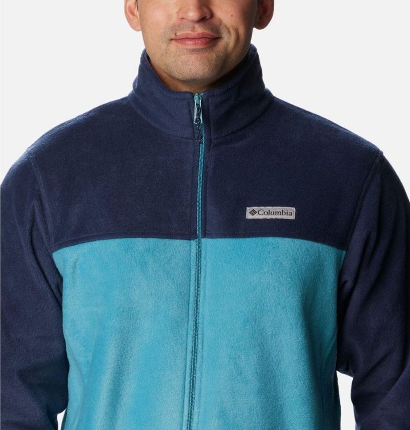 Columbia Steens Mountain 2.0 Full Zip Men's Fleece Jacket Navy | BQWMOC-628