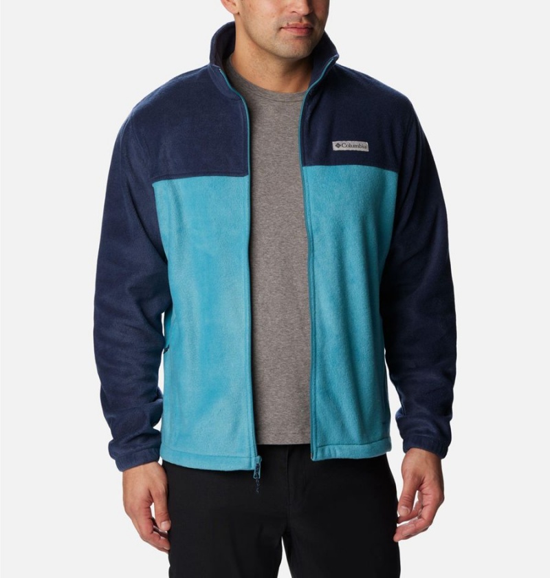 Columbia Steens Mountain 2.0 Full Zip Men's Fleece Jacket Navy | BQWMOC-628