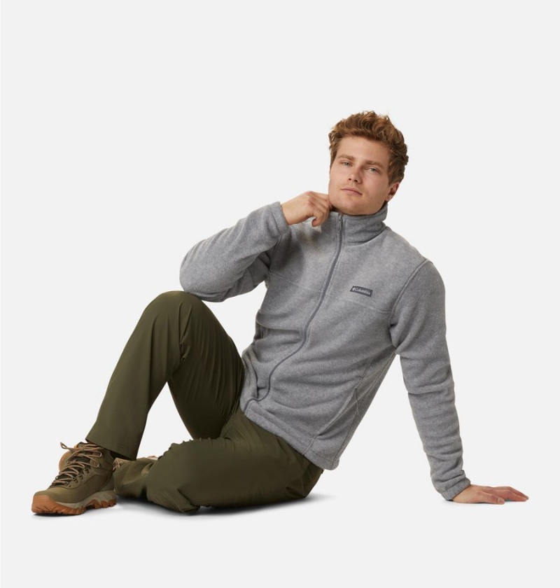 Columbia Steens Mountain 2.0 Full Zip Men's Fleece Jacket Grey | DFTBYK-138