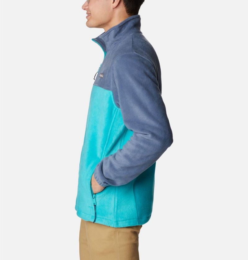 Columbia Steens Mountain 2.0 Full Zip Men's Fleece Jacket Blue | MDWKNS-748