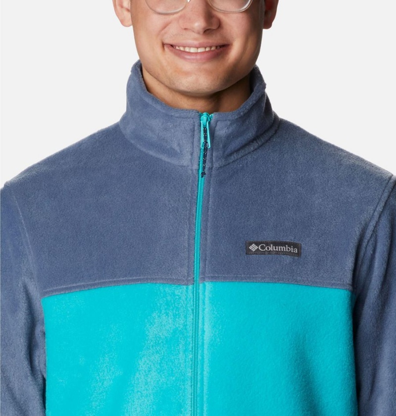 Columbia Steens Mountain 2.0 Full Zip Men's Fleece Jacket Blue | MDWKNS-748