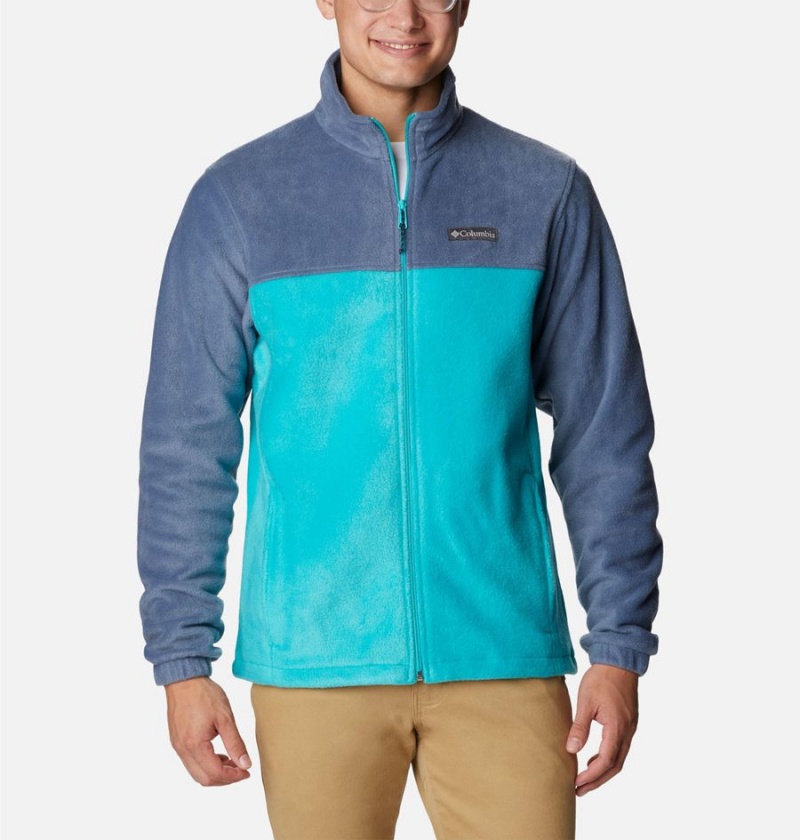Columbia Steens Mountain 2.0 Full Zip Men\'s Fleece Jacket Blue | MDWKNS-748