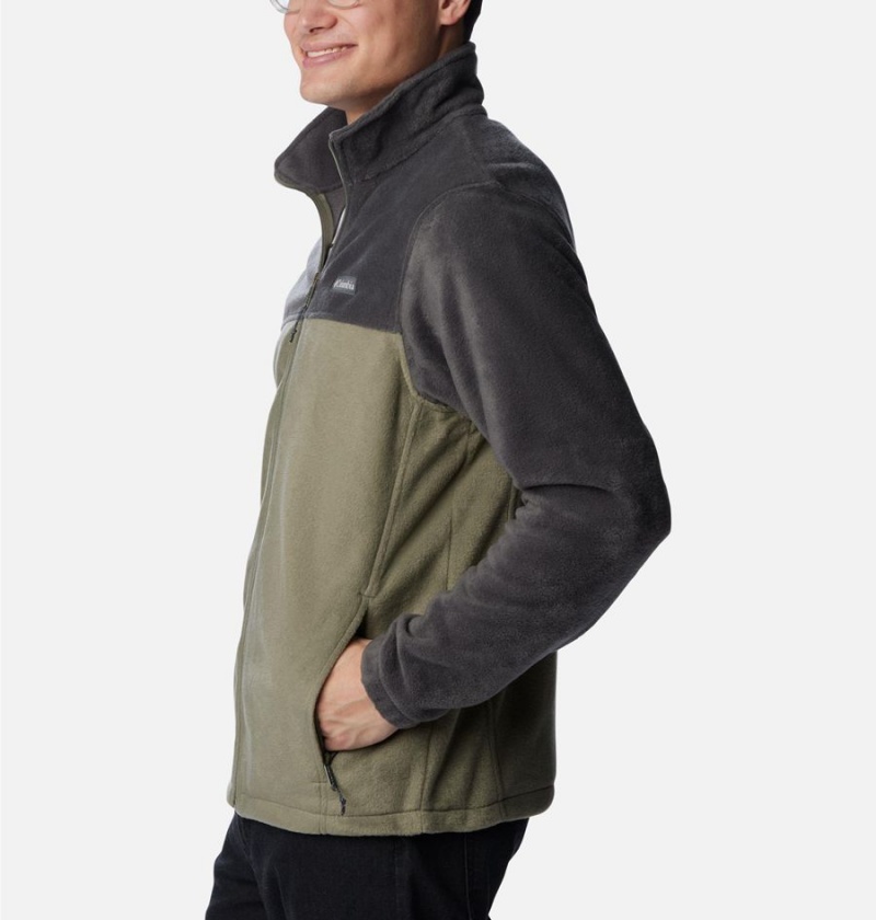 Columbia Steens Mountain 2.0 Full Zip Men's Fleece Jacket Olive | JTYFNQ-789