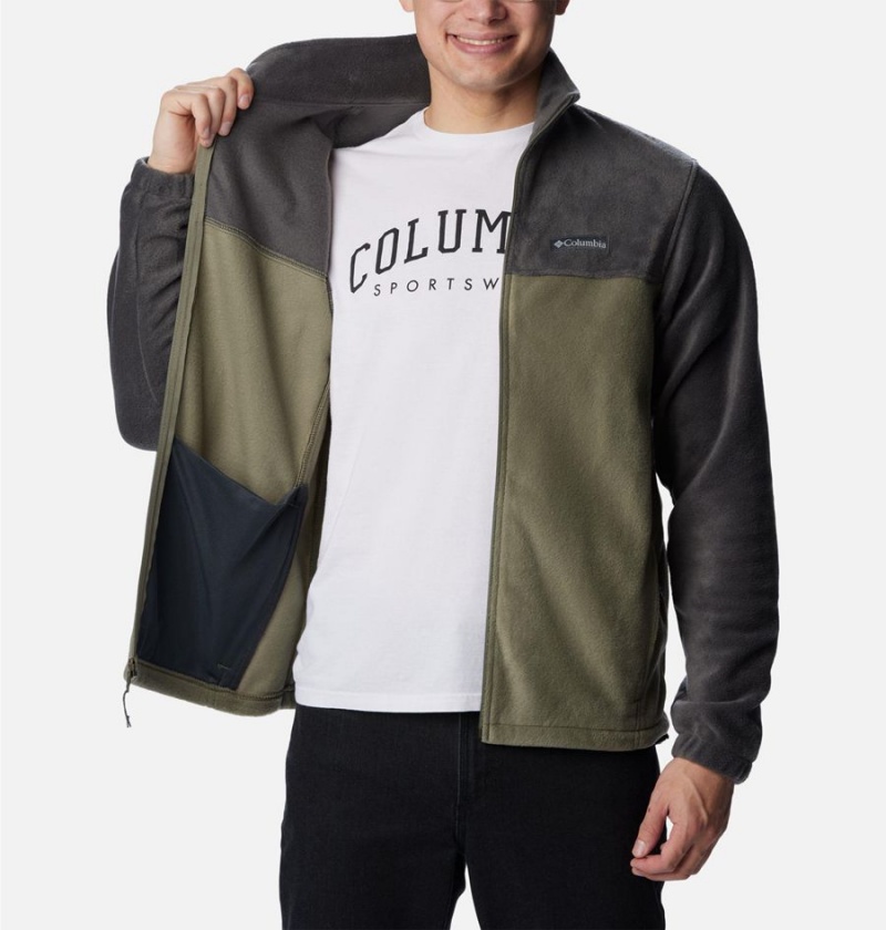 Columbia Steens Mountain 2.0 Full Zip Men's Fleece Jacket Olive | JTYFNQ-789