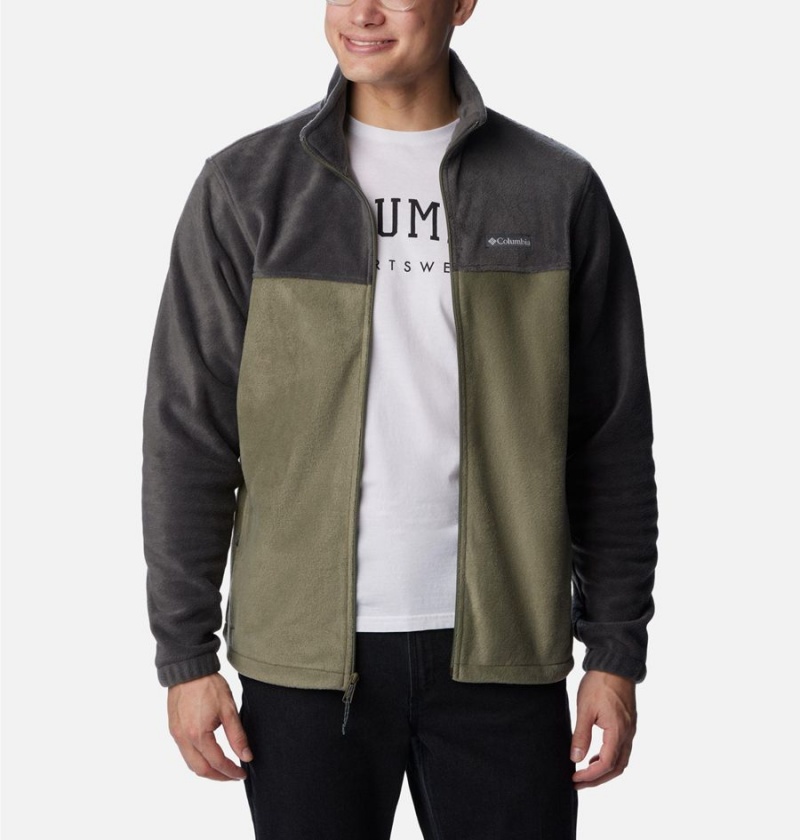 Columbia Steens Mountain 2.0 Full Zip Men's Fleece Jacket Olive | JTYFNQ-789