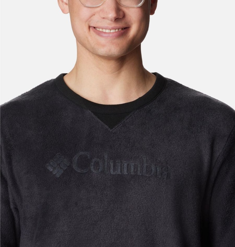 Columbia Steens Mountain Crew Top 2.0 Men's Pullover Black | HYBWDP-795