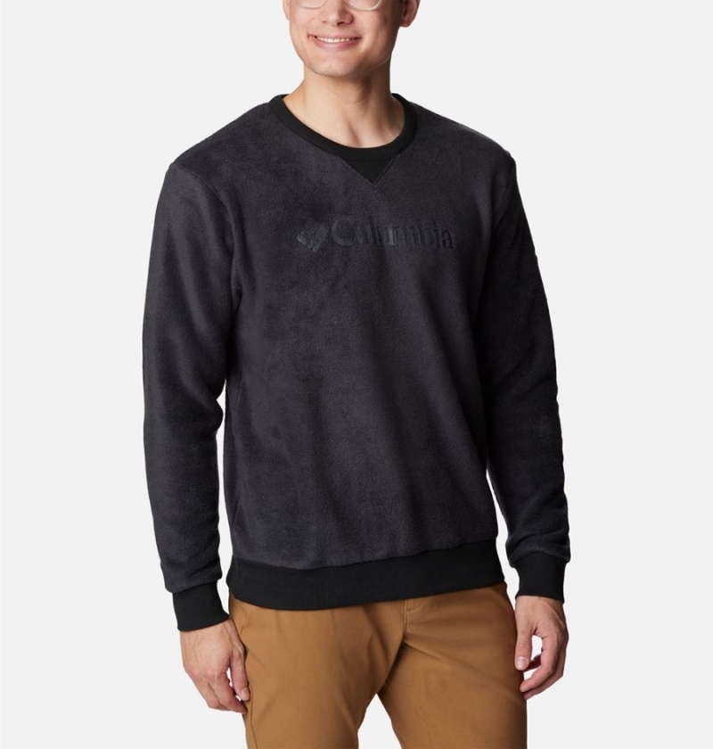 Columbia Steens Mountain Crew Top 2.0 Men's Pullover Black | HYBWDP-795