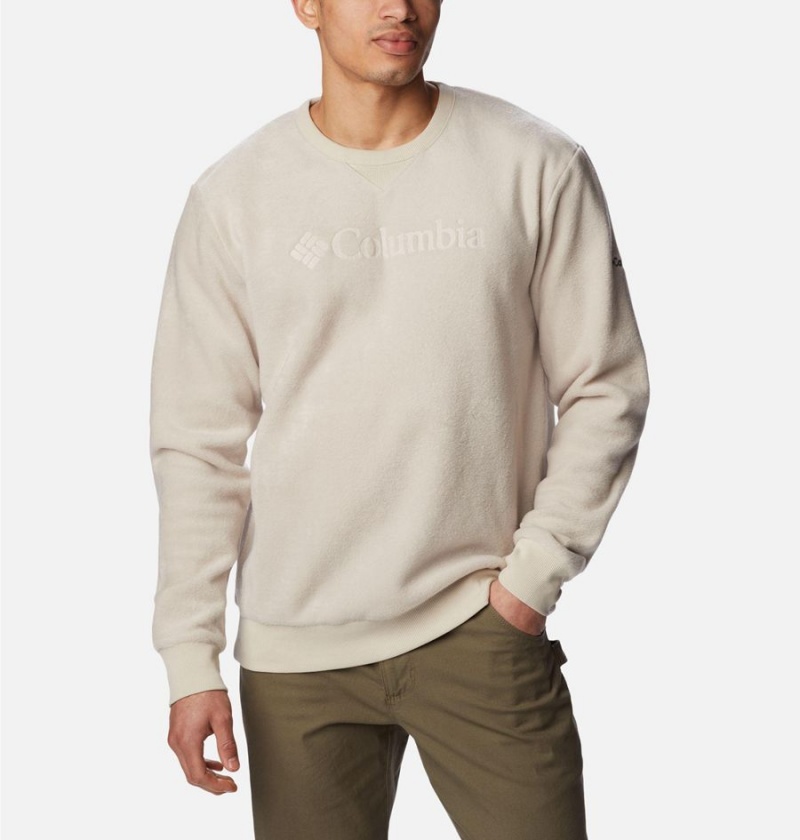 Columbia Steens Mountain Crew Top 2.0 Men's Pullover White | BVNWUS-168
