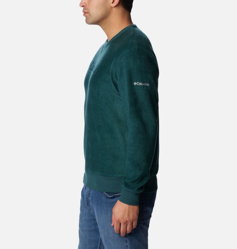Columbia Steens Mountain Crew Top 2.0 Men's Pullover Green | OXAPUW-793