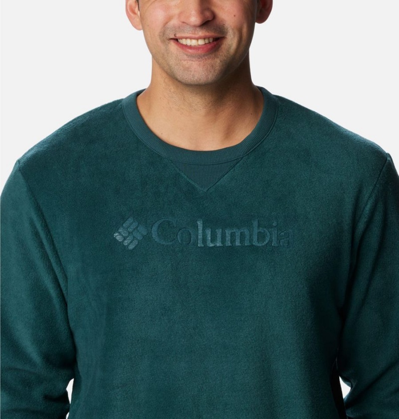 Columbia Steens Mountain Crew Top 2.0 Men's Pullover Green | OXAPUW-793