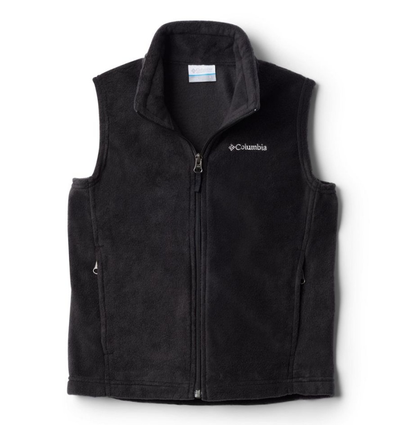 Columbia Steens Mountain Fleece Kids\' Vest Black | JQFMAB-128