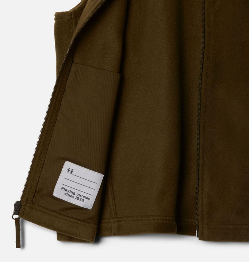 Columbia Steens Mountain Fleece Kids' Vest Olive | CNVDFR-469