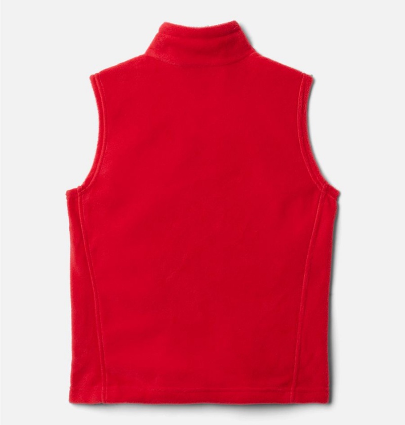 Columbia Steens Mountain Fleece Kids' Vest Red | WFGVTD-148