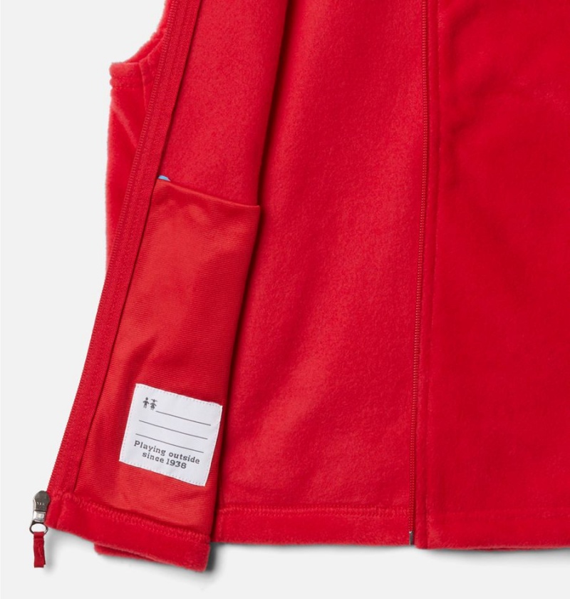 Columbia Steens Mountain Fleece Kids' Vest Red | WFGVTD-148