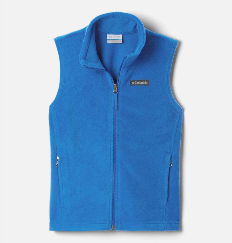 Columbia Steens Mountain Fleece Kids\' Vest Blue | GTPSWI-462