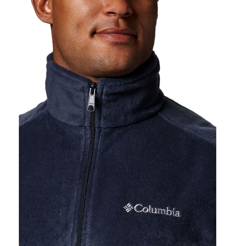 Columbia Steens Mountain Fleece Men's Vest Navy | LXEIPG-360