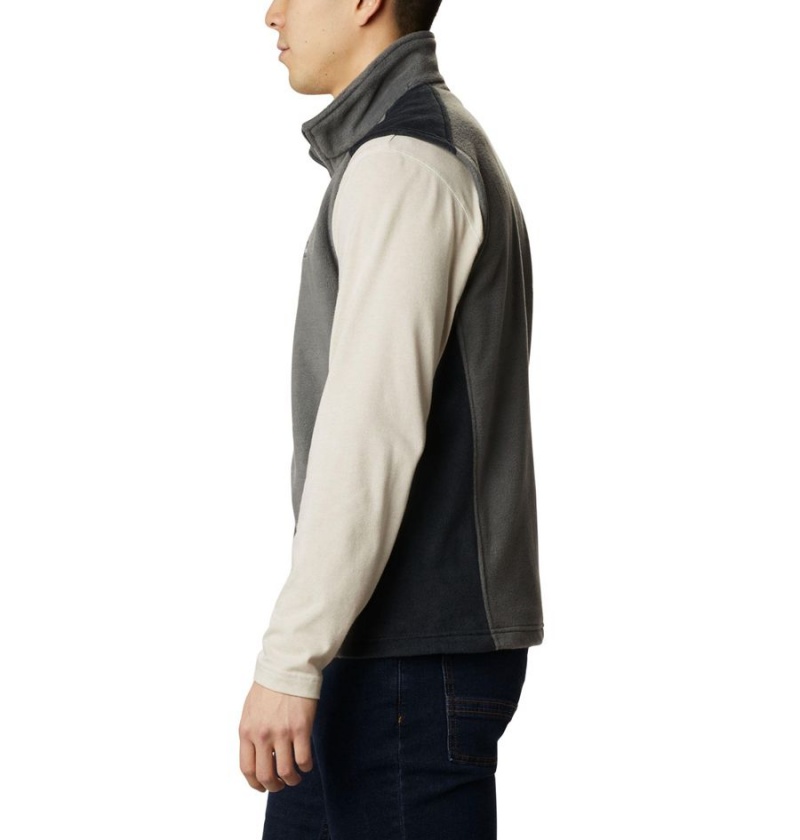 Columbia Steens Mountain Fleece Men's Vest Grey | FBKAXR-248