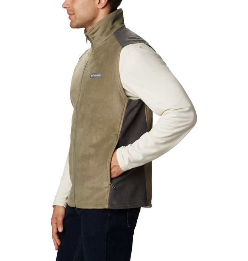 Columbia Steens Mountain Fleece Men's Vest Green | DFCIHT-037