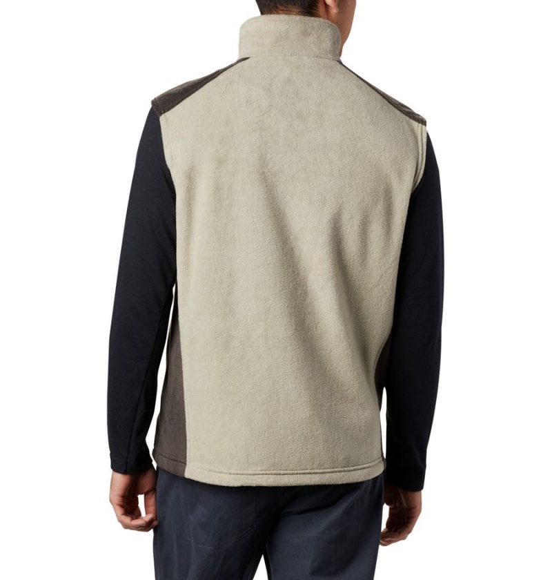 Columbia Steens Mountain Fleece Men\'s Vest Khaki | GHYIAP-476