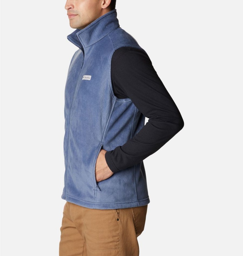 Columbia Steens Mountain Fleece Men's Vest Blue | LJQZDW-471