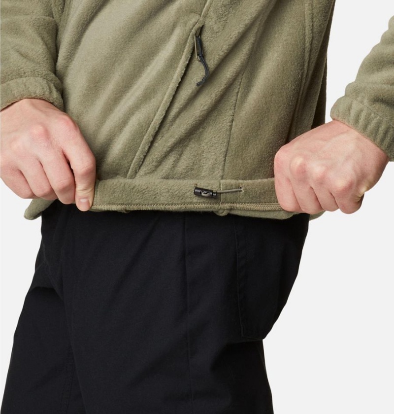 Columbia Steens Mountain Full Zip Hoodie Men's Fleece Jacket Green | OZLCMS-826