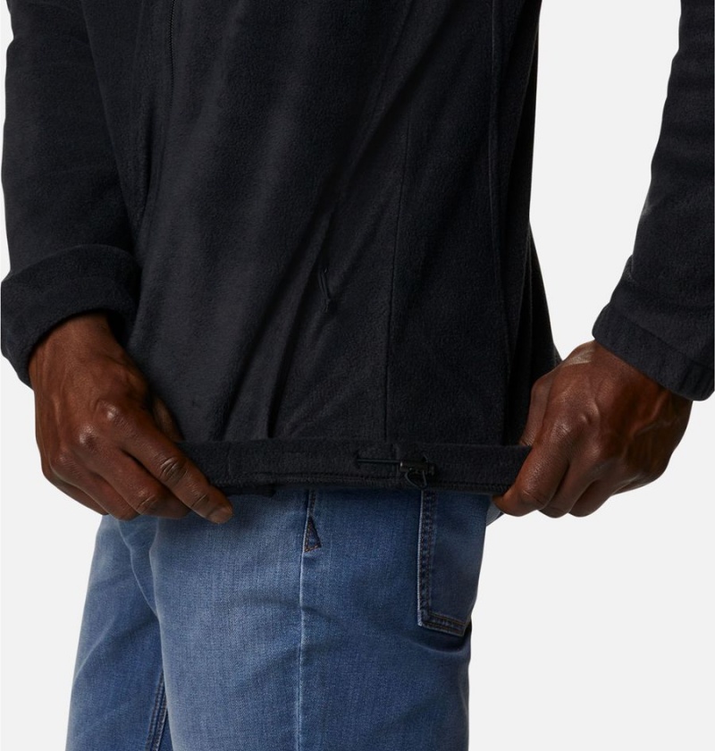 Columbia Steens Mountain Full Zip Hoodie Men's Fleece Jacket Black | IRADGK-031