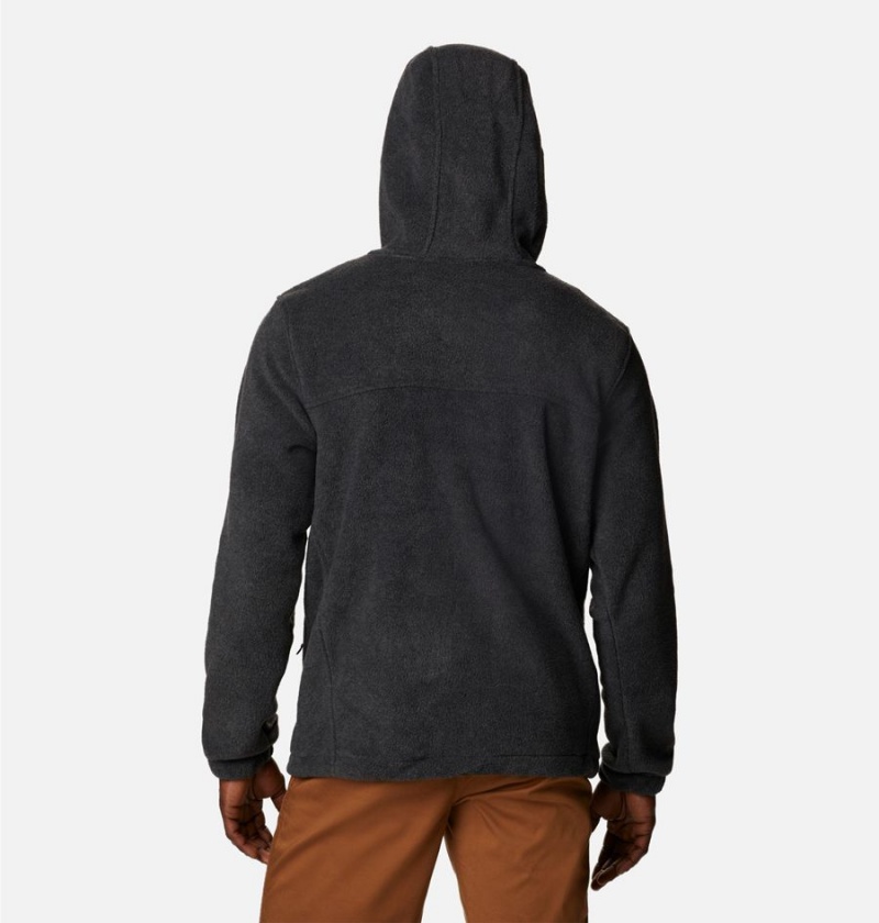 Columbia Steens Mountain Full Zip Hoodie Men's Fleece Jacket Grey | XLEOHI-659