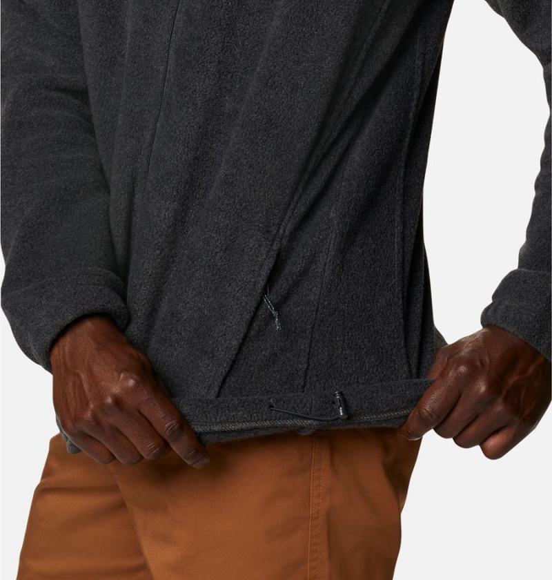 Columbia Steens Mountain Full Zip Hoodie Men's Fleece Jacket Grey | XLEOHI-659