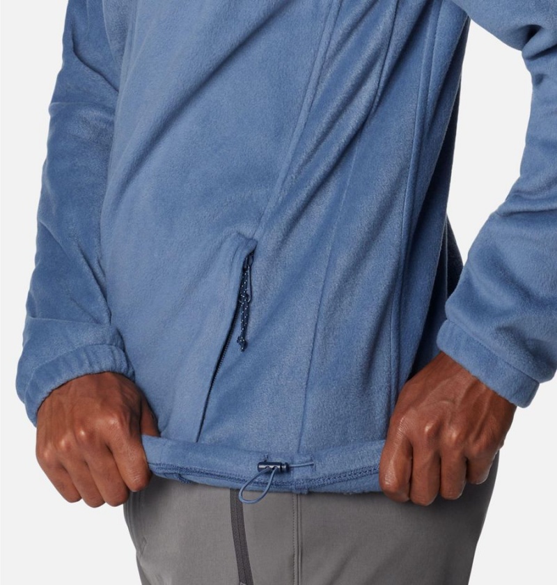 Columbia Steens Mountain Full Zip Hoodie Men's Fleece Jacket Blue | BMQFHC-871