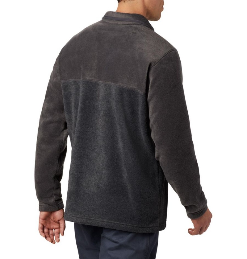 Columbia Steens Mountain Half Snap Fleece Men's Pullover Grey | ZPWTIM-465