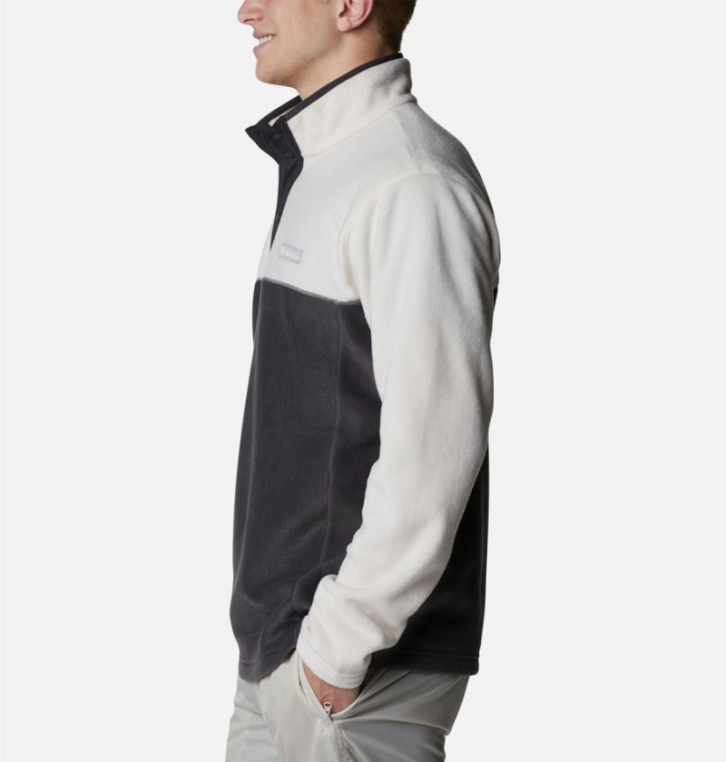 Columbia Steens Mountain Half Snap Fleece Men's Pullover Black | DORZFT-901