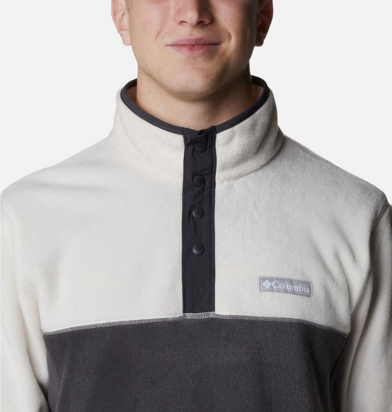 Columbia Steens Mountain Half Snap Fleece Men's Pullover Black | DORZFT-901