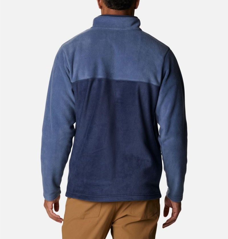 Columbia Steens Mountain Half Snap Fleece Men's Pullover Navy | MLZFDG-905
