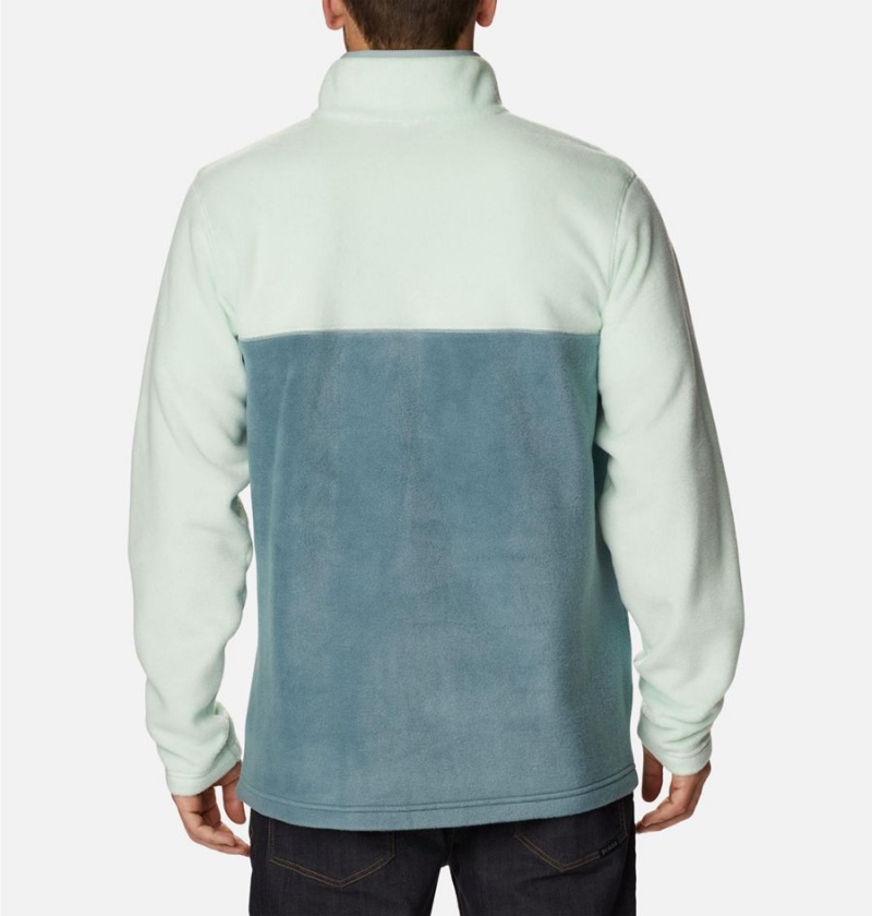 Columbia Steens Mountain Half Snap Fleece Men's Pullover Green | STBQUW-450