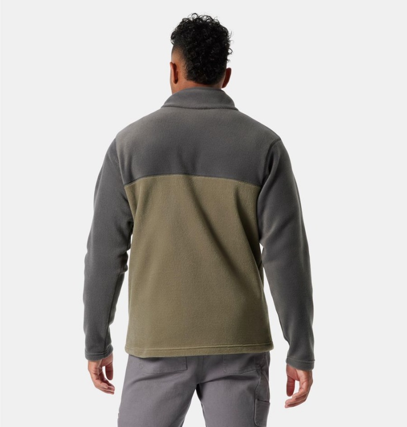 Columbia Steens Mountain Half Snap Fleece Men's Pullover Green | IHKWDP-948