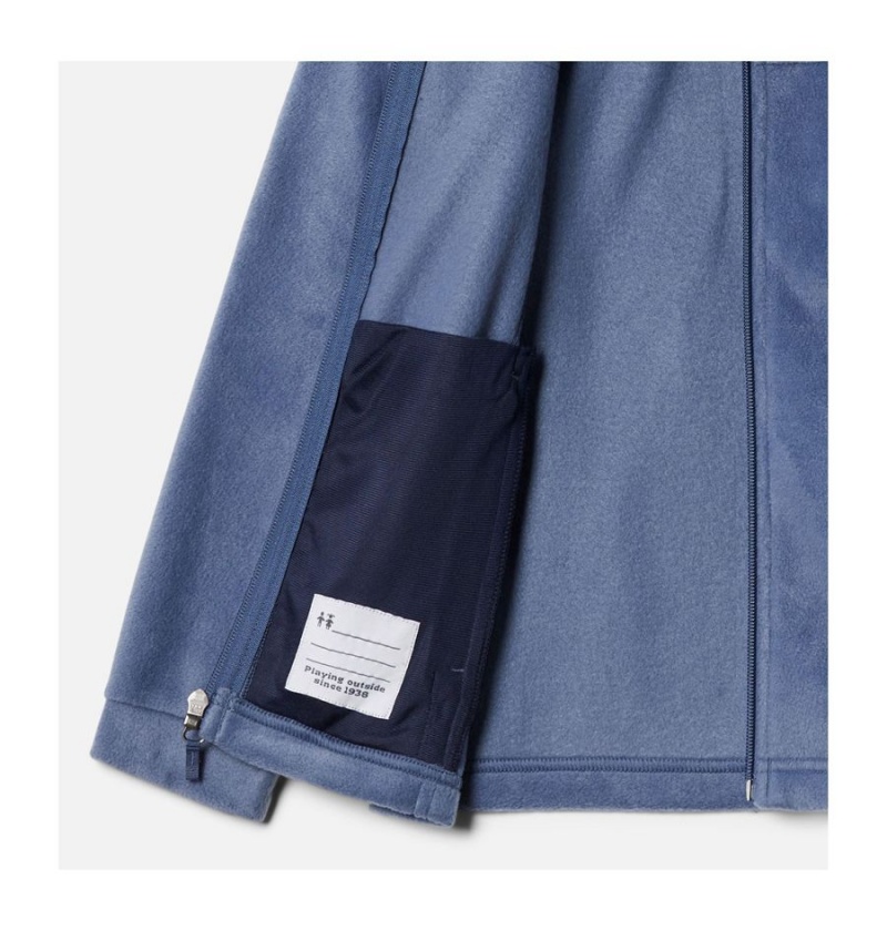 Columbia Steens Mountain II Fleece Hooded Kids' Jacket Blue | OKLQTU-782