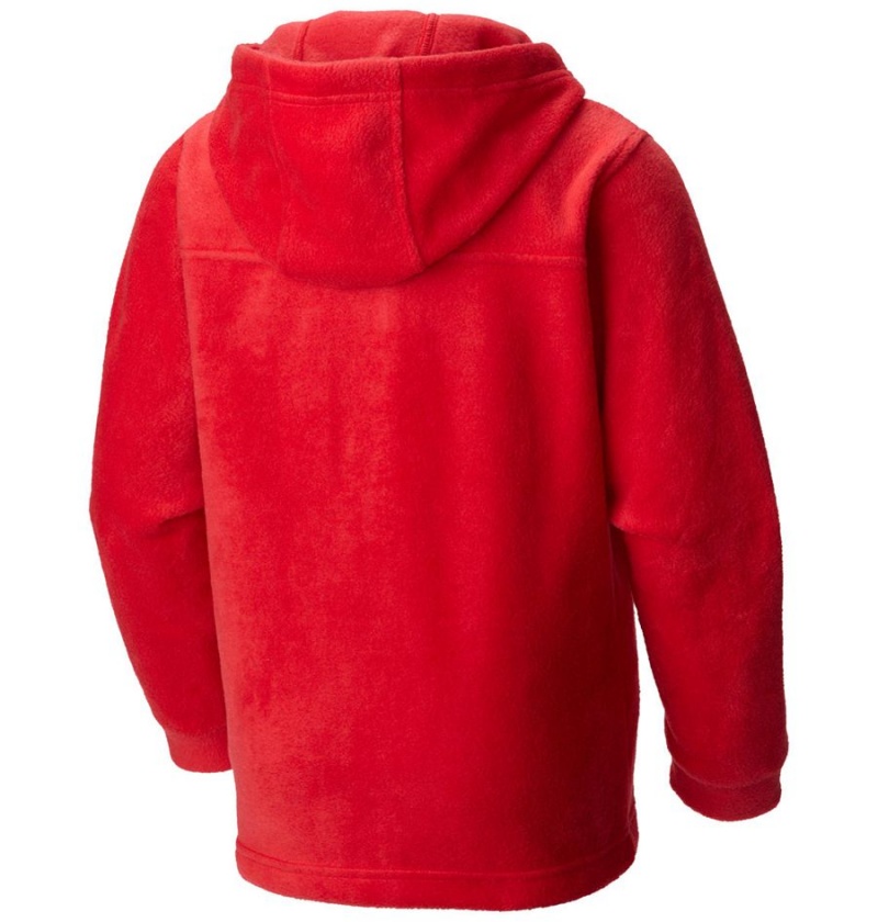 Columbia Steens Mountain II Fleece Hooded Kids' Jacket Red | WCJRVX-058