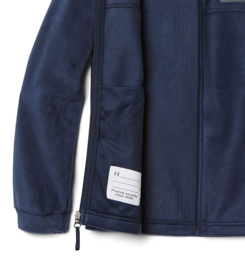 Columbia Steens Mountain II Fleece Hooded Kids' Jacket Navy | BYJIRV-354