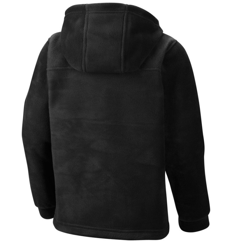 Columbia Steens Mountain II Fleece Hooded Kids' Jacket Black | NMQCJR-042
