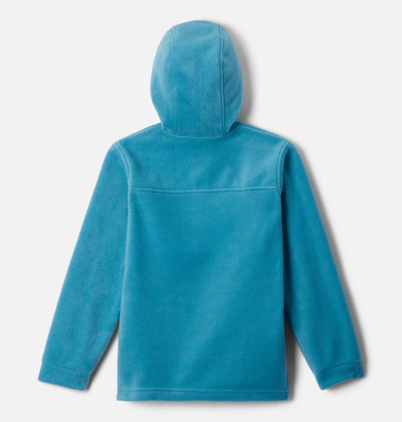 Columbia Steens Mountain II Fleece Hooded Kids' Jacket Turquoise | GOENYA-062