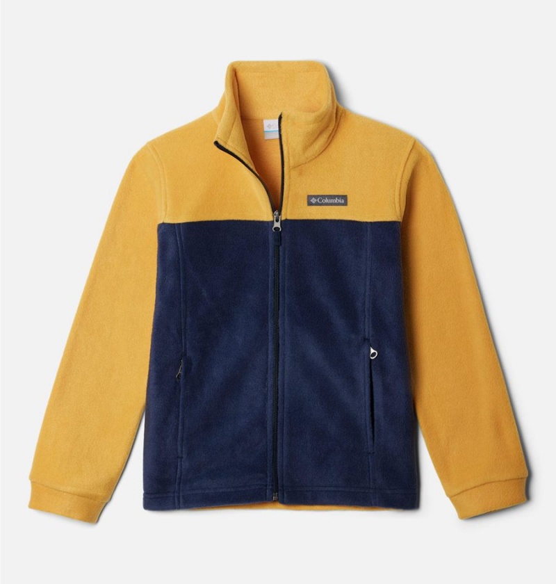 Columbia Steens Mountain II Fleece Kids\' Jacket Navy | ZVNIBQ-825