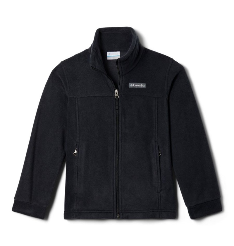 Columbia Steens Mountain II Fleece Kids' Jacket Black | VMLZCX-159