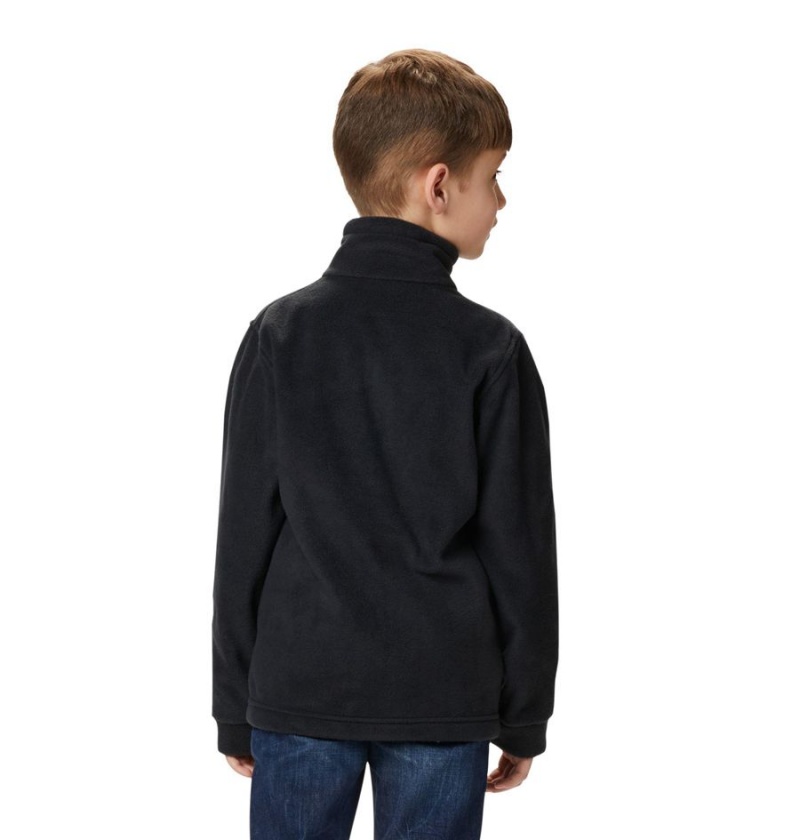 Columbia Steens Mountain II Fleece Kids' Jacket Black | VMLZCX-159