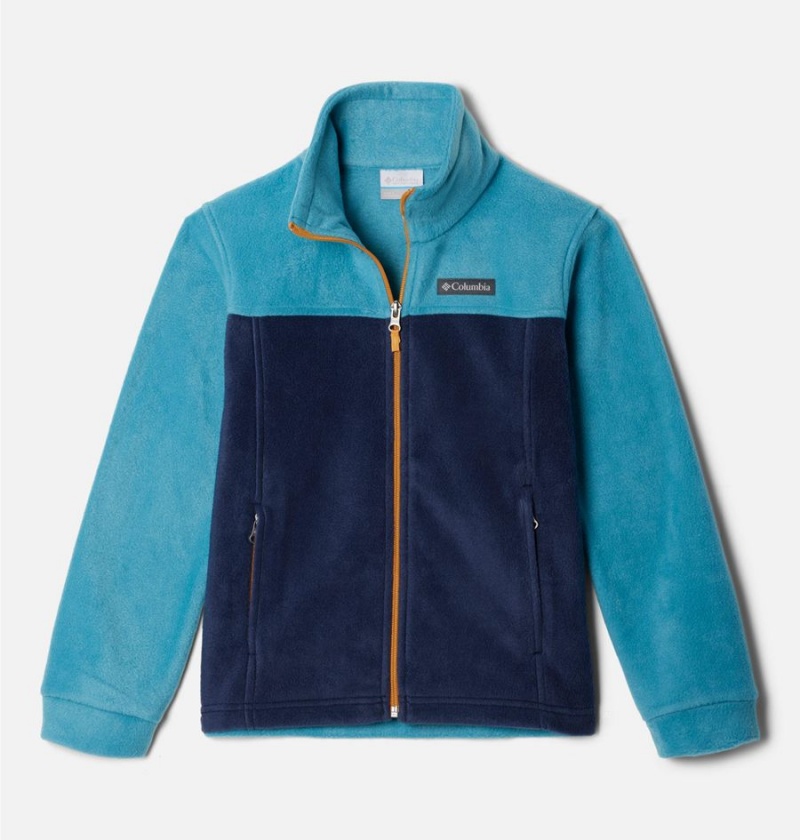 Columbia Steens Mountain II Fleece Kids\' Jacket Navy | KGOMZE-139
