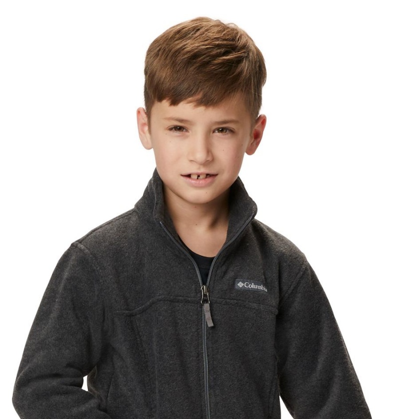Columbia Steens Mountain II Fleece Kids' Jacket Grey | ZIGXFO-308
