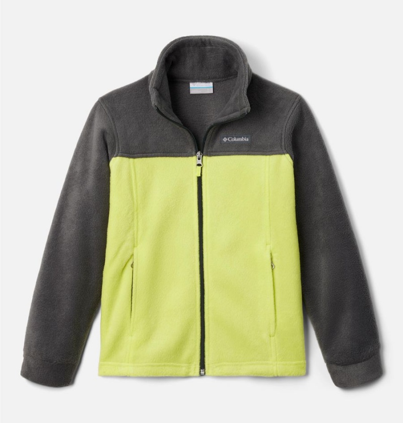 Columbia Steens Mountain II Fleece Kids\' Jacket Green | EWOSCH-763